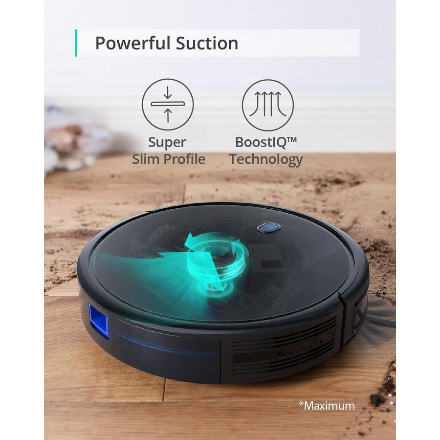 Como Novo BoostIQ RoboVac 11S MAX, Aspirador de Pó Robô, Super Fino, Sucção Potente, Silencioso, Aspirador Robótico com Auto Carregamento,