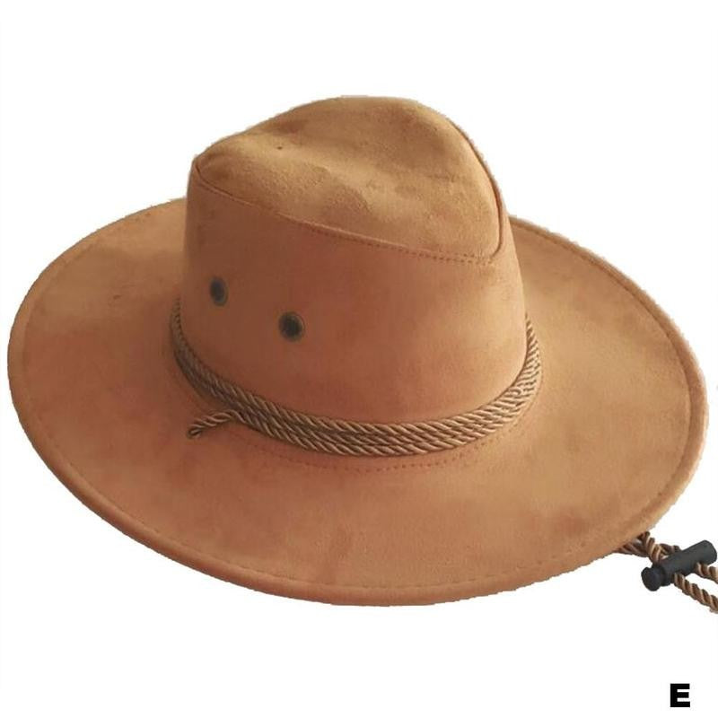 Color Men Western Cowboy Hat Big-edge Gentleman Cowgirl Jazz Gifts West Cowboy Hat For Men Color Mongolian Caps