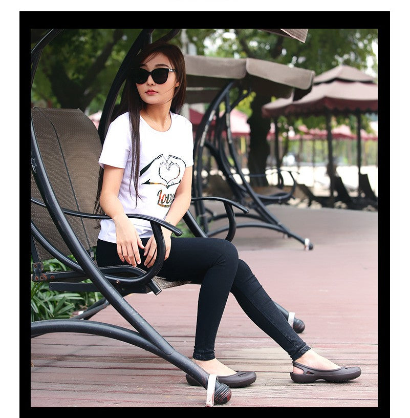 Certified Satihu Summer New Lightweight Anti Slip Hole Shoes  Clog For Women's Flat Bottom Sandals Nurse Outdoor Beach Jelly