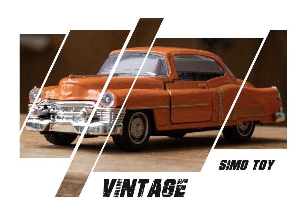 1:32 Alloy Diecast Mustang GT Classic Vintage Car Model Pull Back Car Miniature Vehicle Replica For Collection Gift for Kid