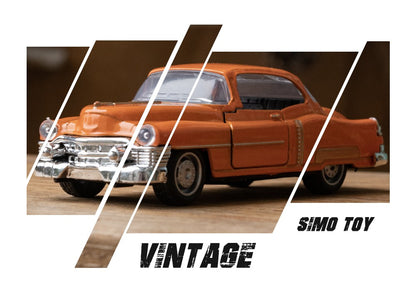 1:32 Alloy Diecast Mustang GT Classic Vintage Car Model Pull Back Car Miniature Vehicle Replica For Collection Gift for Kid