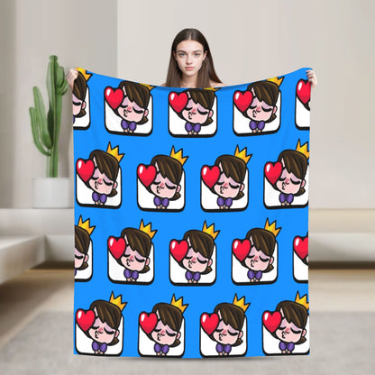 Clashes Royaleds Game Knitted Blanket  Fuzzy Throw Blankets Bed Sofa Portable Soft Warm Bedspreads