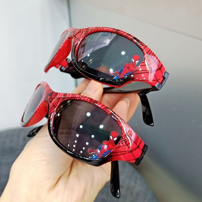 Marvel The Avengers Spiderman Peripheral Movies Creative Cartoon Personality Student Summer UV Shade Sunglasses Holiday Gifts