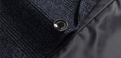 Men's Retro Plaid Suit 2025 High Quality Spring Autumn Leisure Fashion Handsome Business Ironing Top Coat