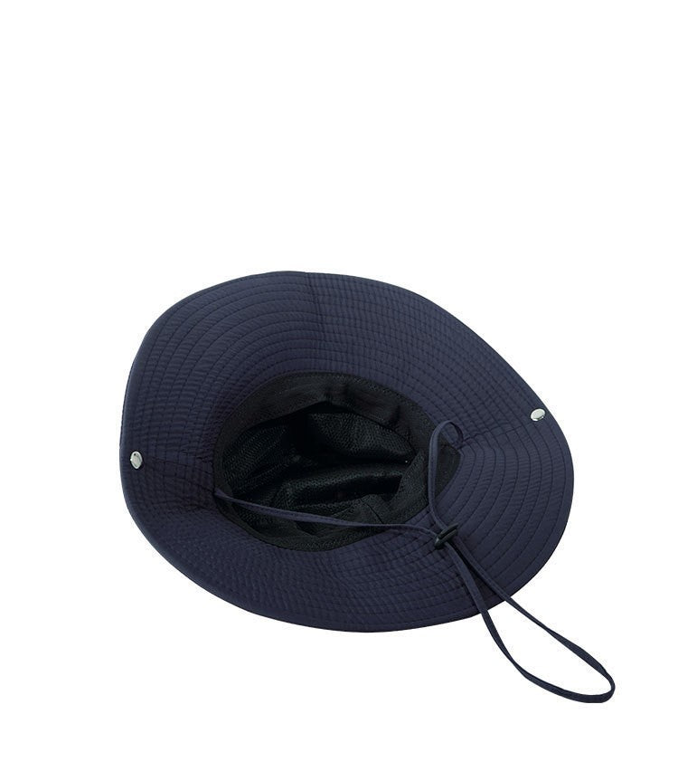 Womens Windproof Outdoor Sun Hat Summer UV Protection Bucket Safari Wide Brim Fisherman Cap Cowboy Men Fishing Hiking Beach Hats