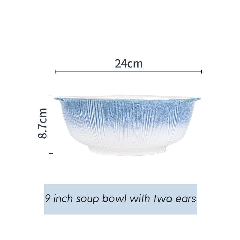 Conjunto de Tigelas de Cerâmica Louça de Osso Porcelana Utensílios de Mesa Combinação de Talheres para Casa Louça de Cerâmica de Alta Qualidade Pratos de Cerâmica Conjuntos de Jantar