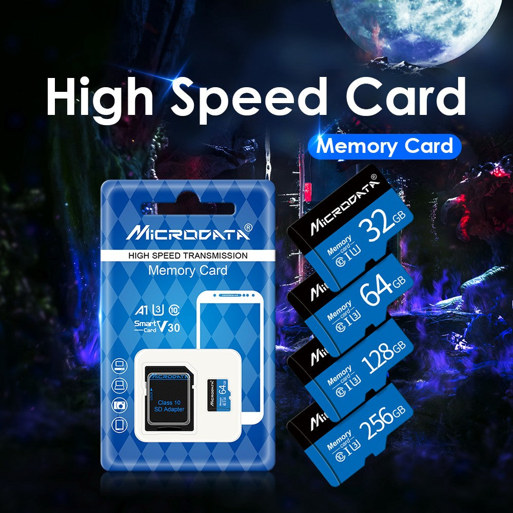 Cartões de memória 4GB 8GB 16GB Micro TF SD de alta velocidade 32GB 64GB classe 10 cartão de memória 128gb 256gb cartão TF para smartphone