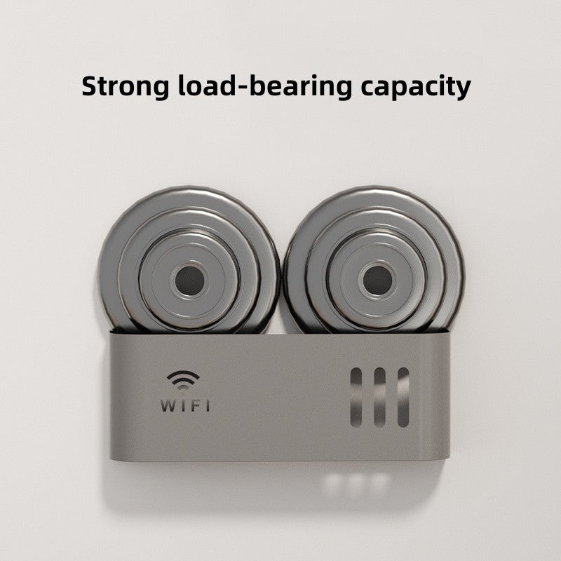 Home Hanging on The Wall Router Storage Box, Wireless WIFI, TV Set-Top Box Wall Mounted Storage Rack, For Living Room, Bedroom