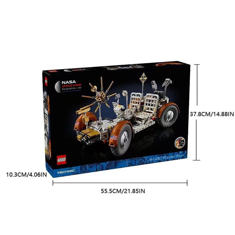 LEGO 42182 Tecnologia Veículo Lunar Apollo Kit de Montar para Adultos - Presente da Coleção de Natal para Entusiastas da Ciência e Astronomia