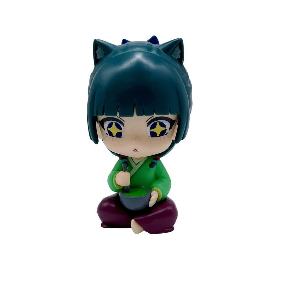 Miniatura Atacado Q Posket BANDAI Figure Demon Slayer 6un/12un/Conjuntos Kimetsu No Yaiba Pequenas Bonecas PVC Decoração de Mesa