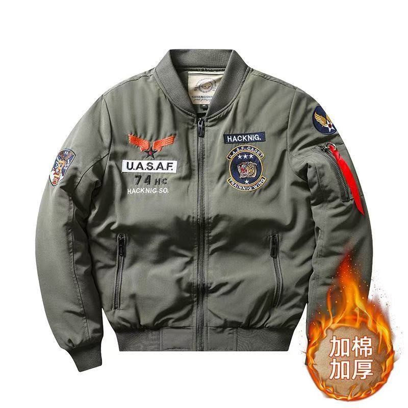 Men Bomber Jackets 2027 XK  Coats Slim Fit Jackets Casual Coats Good Quality Male Cotton Stand Collar Outerwear Coats 4XL