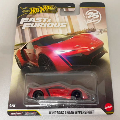 Novo Conjunto Hot Wheels 1:64 Velozes e Furiosos 25º Aniversário Mitsubishi Mercedes Mustang Etc Carros Veículos Clássicos Colecionáveis