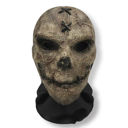 Halloween Ghost 3D Printed Mask, Stretchy Mesh Full Head Accessory, Fun Horror Cosplay Party Halloween