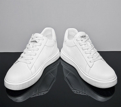 Sneakers Man Elevator Shoes White Black Taller Shoes Men Leisure Fashion Sports Increasing Shoes Increase in Height 6-10Cm