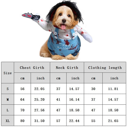 Roupas Engraçadas para Cães, Fantasias para Gatos de Estimação, Moletom para Cachorros, Roupa para Ficar em Pé, Roupas de Cosplay para Cães, Roupas para Festas e Festivais, Acessórios para Cães