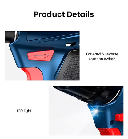 Furadeira Elétrica Bosch GSR120 Li 12V Parafusadeira Sem Fio Profissional Furadeira de Impacto Recarregável Ferramentas Elétricas Multifuncionais