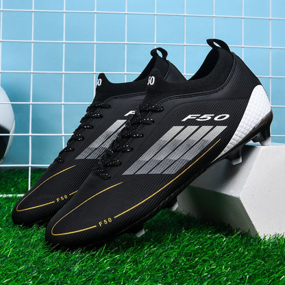 Men Professional Soccer Shoes Society Cleats Outdoor Football Shoes Society Cleats Grass Training Football Field Boots Sneaker