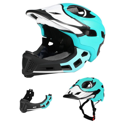 Capacete de bicicleta Lixada infantil destacável de rosto inteiro Capacete infantil esportivo para ciclismo mtb motocicleta skate patins