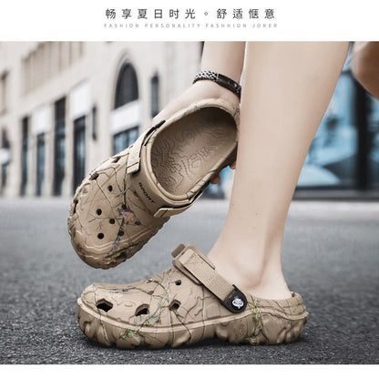 Men Shoes Slippers Men Garden Flat Sandals Platform Sandals Man Summer Sandals 2025 Male Sneakers Outdoor Flip Flops Home Clogs
