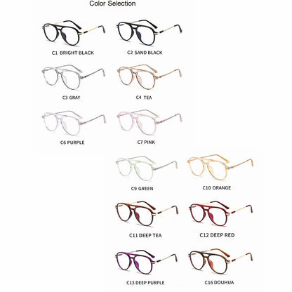 Transparent Frame Reading Glasses For Women Anti Blue Light Aviation Presbyopic Glasses For Men Polit Eyeglasses +1.00~+4.00