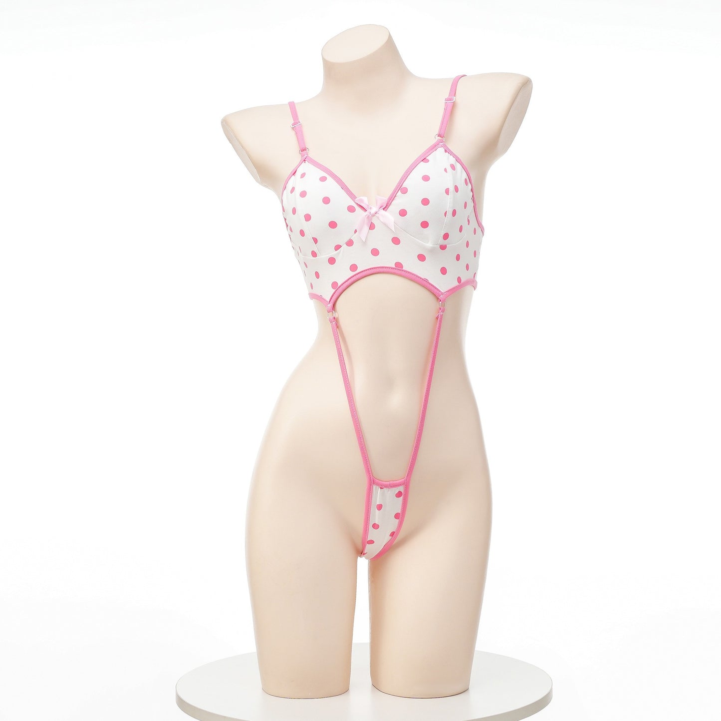 2025 Striped Halter Micro Bikini Set Lolita Kawaii Swimsuit Backless String Tied Bathing Suit