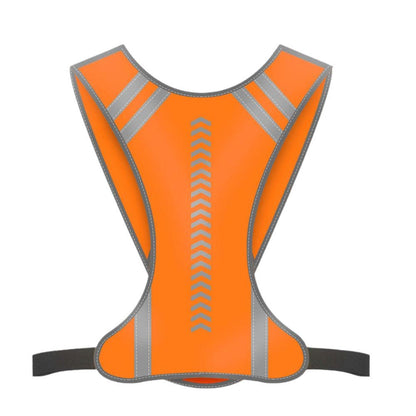 High Visibility Reflective Vest Reflective Straps Night Running Cycling Clothing Vest Adjustable Safety Vest Riding Equipment