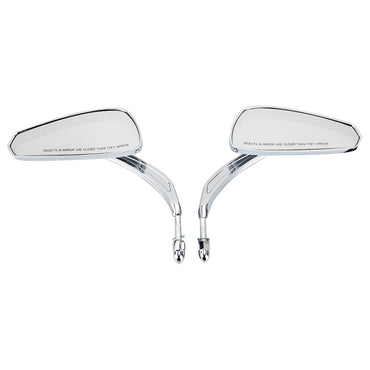 5/16" Handlebar Side Rear View Mirrors Motorcycle for Harley Honda Davidson Sportster Fat Boy FLSTF Road King Street Glide 88-24