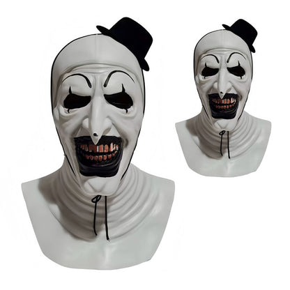 Terrifier Clown Mask Scary Joker Killer Bloody Halloween Masks Horror Cosplay Costume Props for Adults