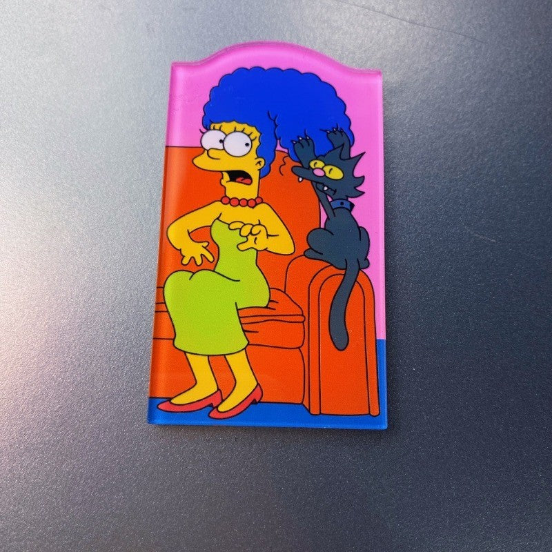 Ímã de Geladeira Homer Simpson Decoração Criativa Bonito Desenho Animado Quadro de Mensagens Adesivo de Geladeira Presentes Decoração de Casa