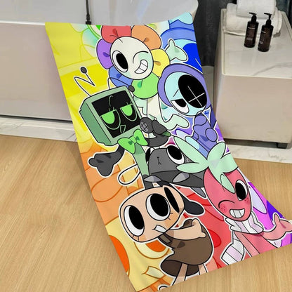 Popular Game D-Dandys World Pretty Beach Towel For Kids Personalized Bath Towel Pool Towel Vacation Gift Picnic Towel Party Gift