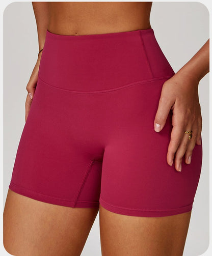 SWELTERING Gym Fitness Shorts Running Cycling Sports Shorts Breathable Workout Short Leggings High Waist Fitness Yoga Shorts