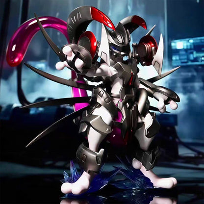 Em estoque: Pokémon Armored Mewtwo Figure Bkm Anime Manga Merchandise Static Statue Model Brinquedo Moderno Chassi Ornamento Colecionáveis Presentes