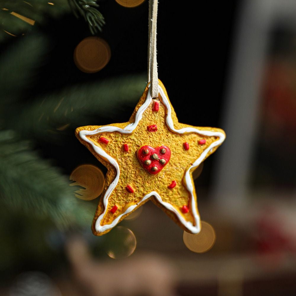 New Christmas Resin Pendant Horse Xmas Tree Decoration Christmas Socks Gift House DIY Kids Toys Gifts Xmas Ornaments