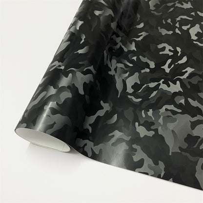 Vinil Envelopamento Fibra de Carbono Forjado Preto Cosmic Hex Carro Envelopamento Filme para Veículos e Motocicletas Interior e Exterior