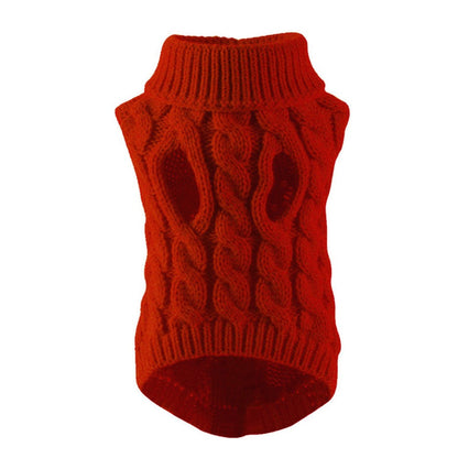 Suéter Clássico Liso para Cães Filhotes de Chihuahua, para Cães Pequenos, Roupa Quente de Inverno para Animais de Estimação, Pulôveres para Yorkshire Schnauzer Disfraz de Perro