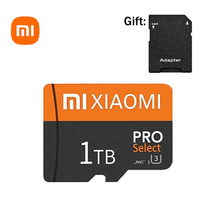 Cartão SD Xiaomi 2 TB 1 TB V30 Mini Micro Cartão Tarjeta SD Cartão de Memória Flash 128 GB 512 GB para Armazenamento de Arquivos de Alta Velocidade Cartão de Videogames