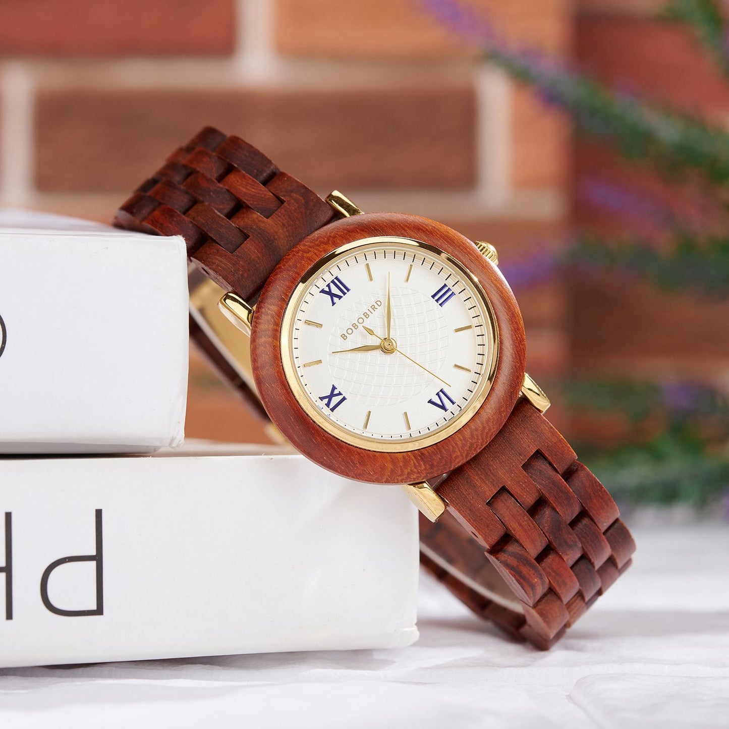 BOBO BIRD Women’s Custom Wooden Watch – Eco-Friendly Personalized Gift Quartz Wristwatch with Engraving Option Dropshipping
