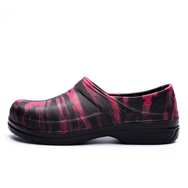 High Quality Chef Shoes Non-slip Waterproof Oil-Proof Kitchen Cook Flat Working Shoes Hotel Restaurant Clogs Men Slippers Flat