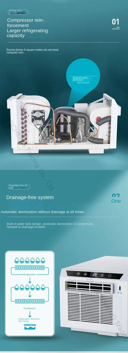 Portable Camping Tent Air Conditioner 220v Dedicated Free Installation Removable Air Conditioner Compressor
