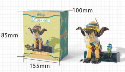 MGL Brinquedos de Modelo Colecionáveis da Coleção de Bonecos de Cristal Pinóquio Disney Original