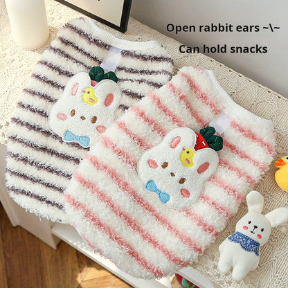 Colete Térmico de Flanela para Cães e Gatos, Jaqueta Quente de Lã para Filhotes, Gatos Sem Pelos, Raças Pequenas, Roupas Confortáveis de Outono Inverno para Pets