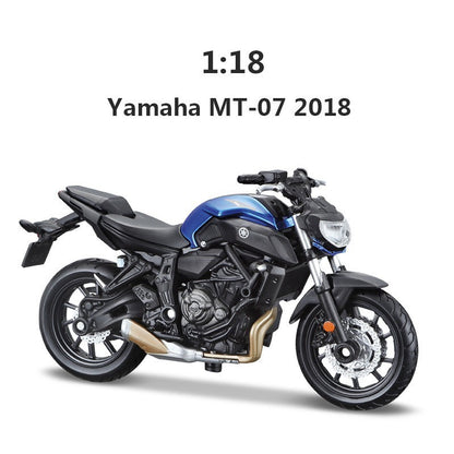 Novidade em Estoque Maisto 1:18 Yamaha MT-07 2018 Yamaha MT-10 Liga Miniatura Diecast Modelo Série Motocicleta Yamaha Presente Brinquedos Personalizados