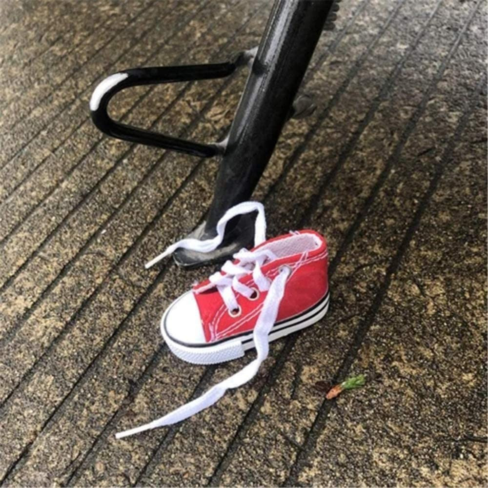 Patinho Engraçado de Apoio Lateral de Moto Mini Sapato Bicicleta Suporte de Pé Moto Cavalete 7,5cm Acessórios de Brinquedo