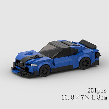MOC Speed Sports Super Carro de Corrida Blocos de Montar DIY Tijolos Cidade Rally Técnico Grande Veículo de Corrida Presente de Natal Brinquedo