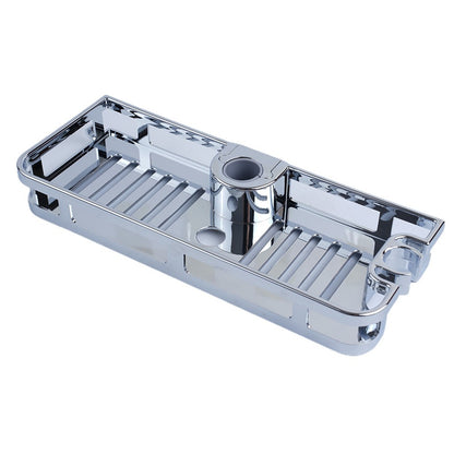 1 Bathroom Storage Shelf Bathroom Hanging Pole Shower Basket Tidy Storage Shelf 285x110mm Organiser Tray Rack Bathroom Fitting