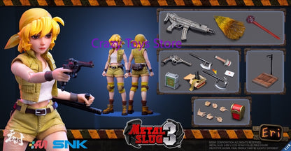 Em Estoque TUNSHI TS-012 1/12 Metal Slug LEONA Heidern Cabeça Dupla Conjunto Completo 6 Polegadas Boneco Articulado Modelo de Brinquedo