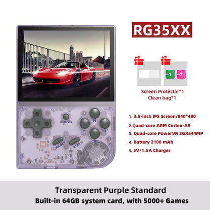 ANBERNIC RG35XX Plus/RG35XX Retro Handheld Game Console 3.5? IPS Screen Linux Portable Video Game Player Support HD-M-I TV Outpu