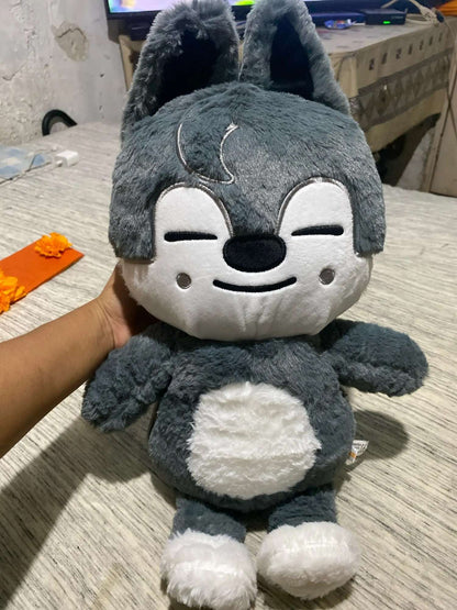 Urso de Pelúcia Skzoo de 60cm, Tamanho Grande, Kpop Stray Kids, Boneca de Pelúcia, Brinquedos de Pelúcia de Desenho Animado Kawaii, Travesseiro de Pelúcia, Presente de Natal Infantil