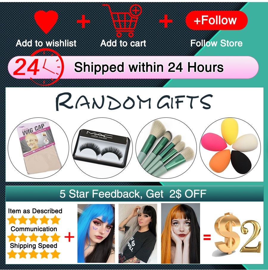Green And Black Lolita Cosplay Wig Straight Wigs With Bangs Synthetic Heat Resistant Two Tone Wigs Black & Pink Split Color Wig