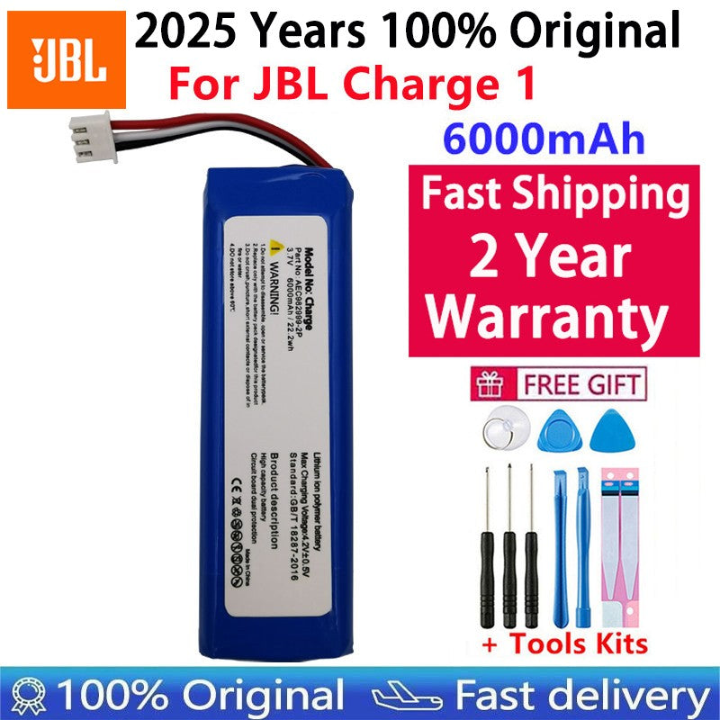 Original Speaker Rechargeable For JBL Clip Boombox Pulse Xtreme Flip Charge 1 2 2+ 3 4 5 6 Link 10 20 Plus Battery Bateria